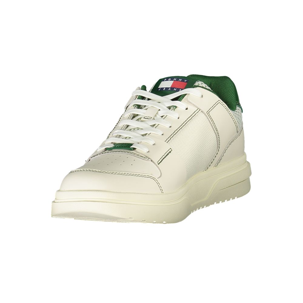 Zapatillas Tommy Hilfiger de cuero verde para hombre