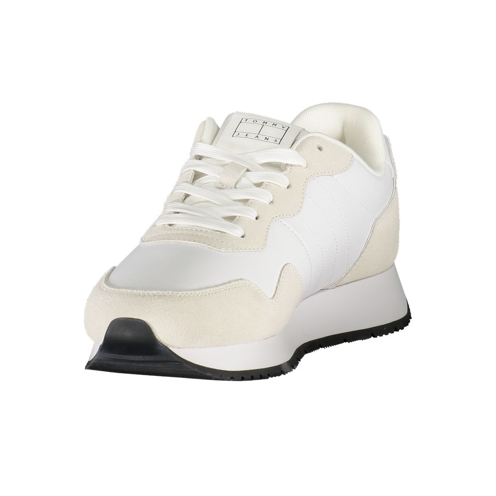 Zapatillas Tommy Hilfiger de cuero blanco para hombre