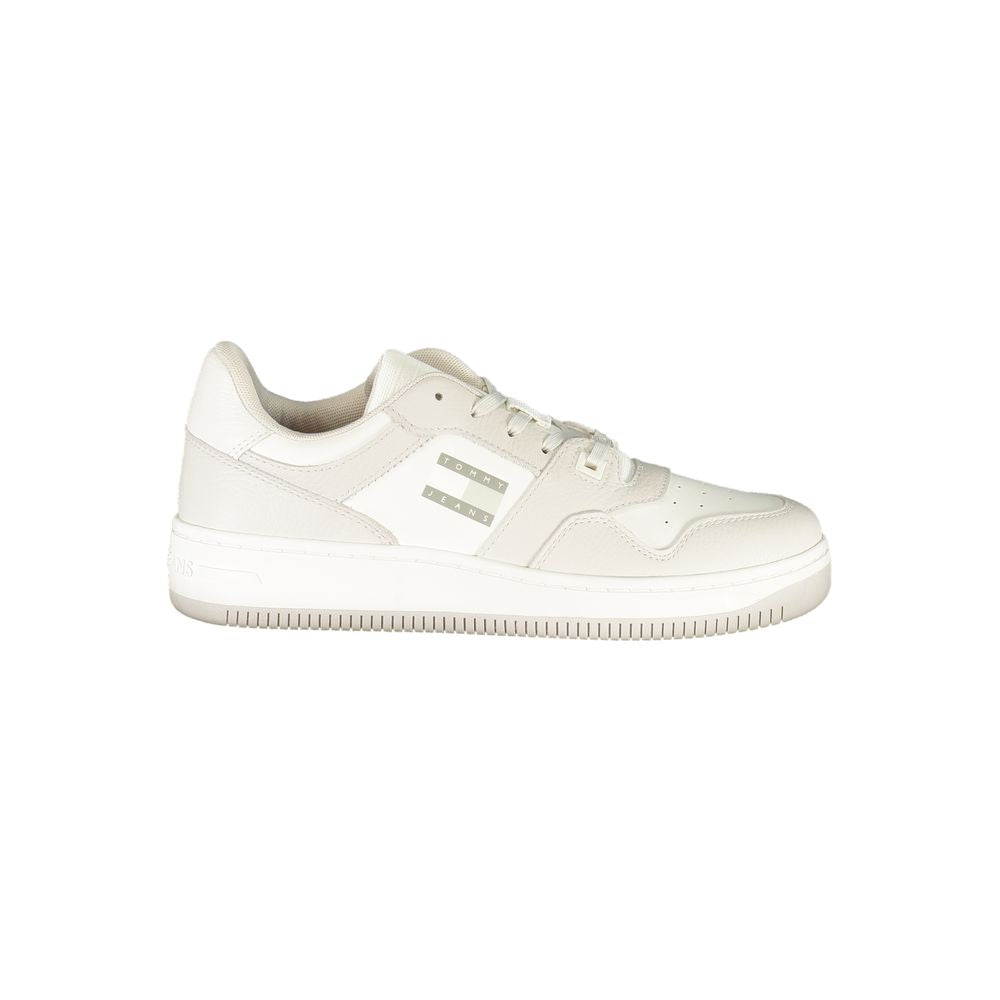 Zapatillas Tommy Hilfiger de cuero blanco para hombre