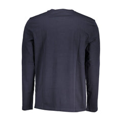 Camiseta azul de algodón Hugo Boss para hombre