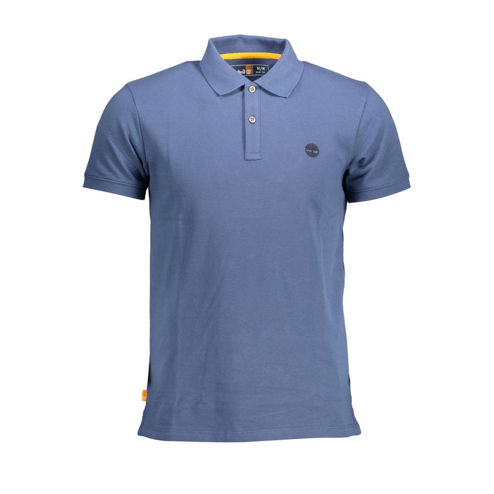 Polo Timberland de algodón azul para hombre