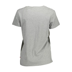 Camiseta Levi's de algodón marrón para mujer
