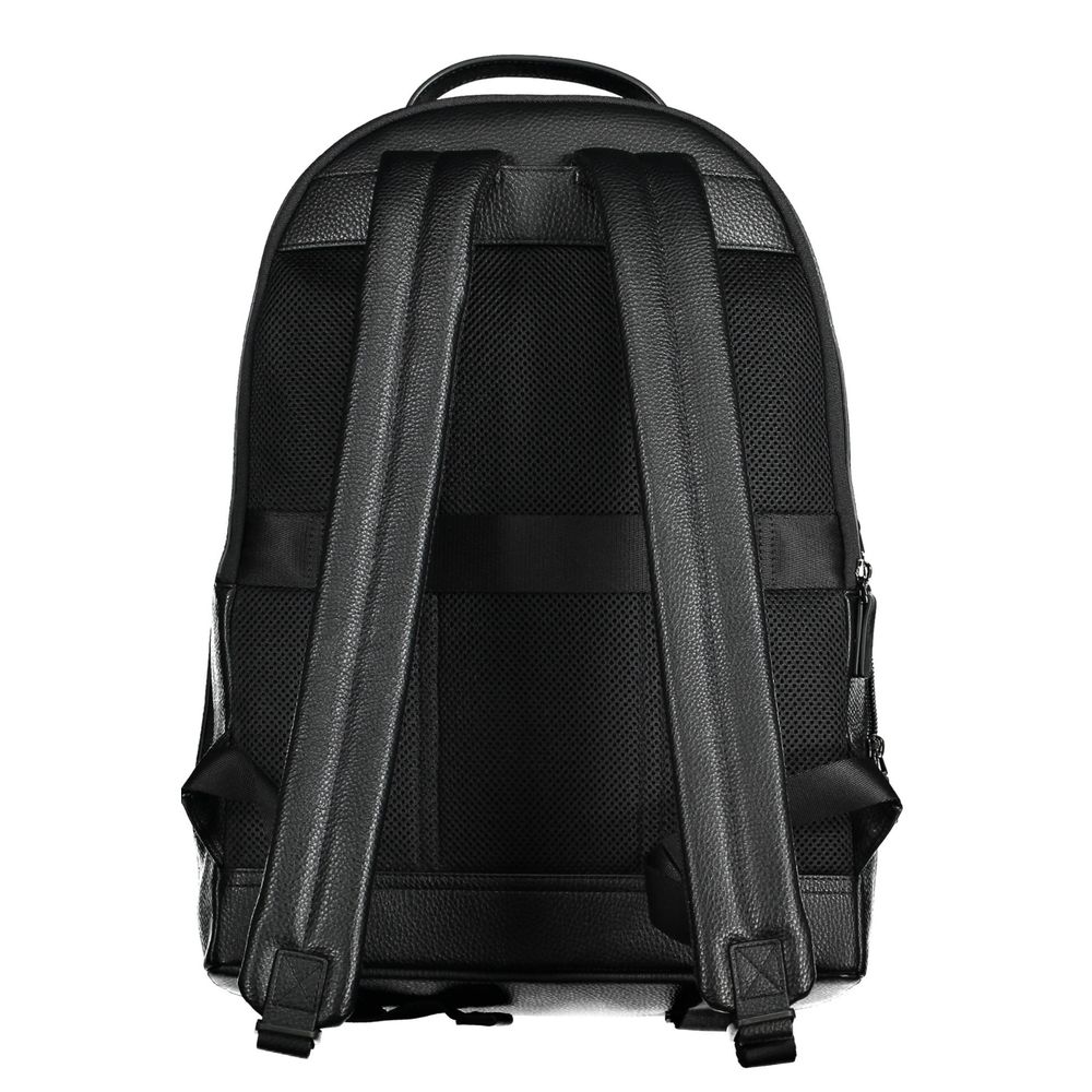 Mochila Tommy Hilfiger de polietileno negra para hombre