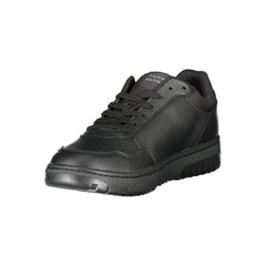 Zapatillas Tommy Hilfiger de cuero negro para hombre