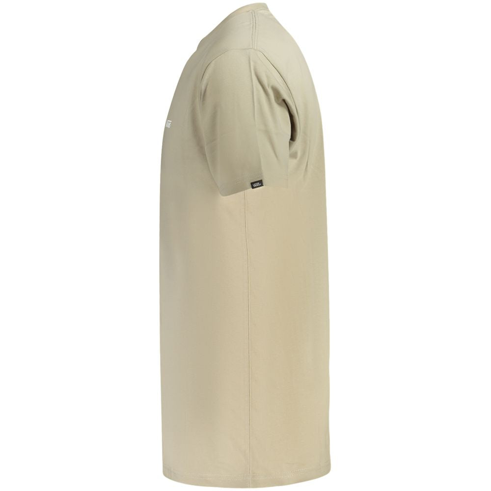 Camiseta de algodón beige para hombre de Vans