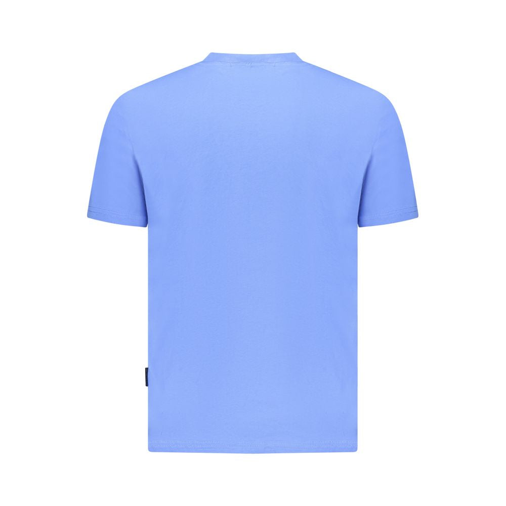 Camiseta de algodón azul Napapijri para hombre
