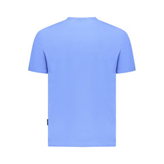 Camiseta de algodón azul Napapijri para hombre