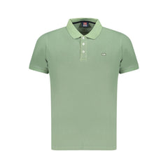 Polo de algodón verde para hombre de Noruega 1963