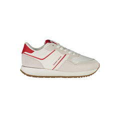 Zapatillas Tommy Hilfiger de piel roja para mujer
