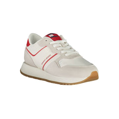 Zapatillas Tommy Hilfiger de piel roja para mujer