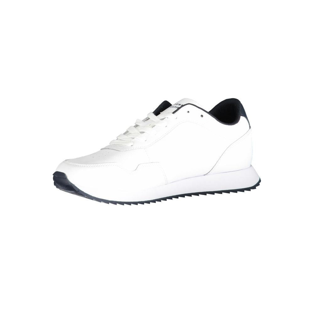 Zapatillas blancas de poliéster de Tommy Hilfiger