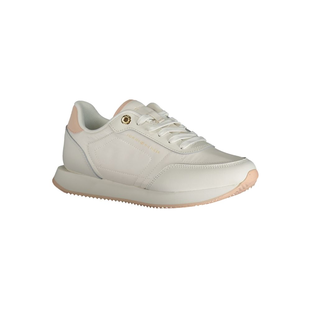 Zapatillas blancas de poliéster de Tommy Hilfiger