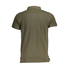 Polo de algodón verde para hombre de Noruega 1963