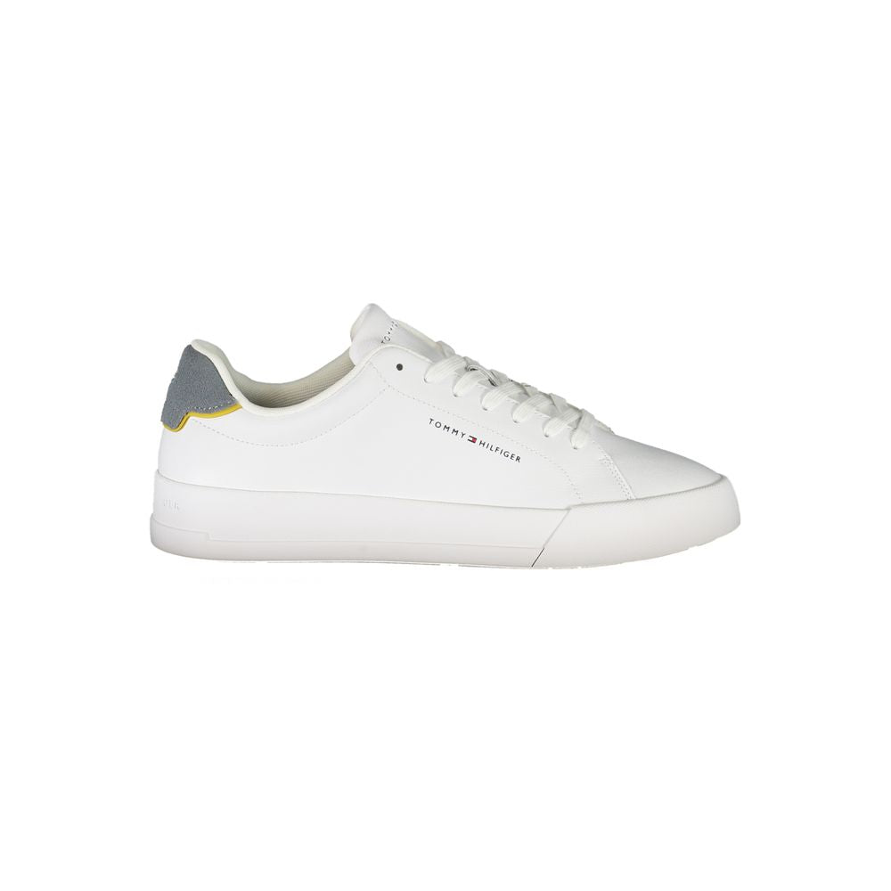 Zapatillas Tommy Hilfiger de cuero blanco para hombre
