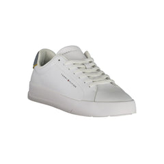 Zapatillas Tommy Hilfiger de cuero blanco para hombre