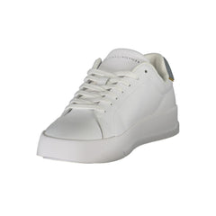 Zapatillas Tommy Hilfiger de cuero blanco para hombre