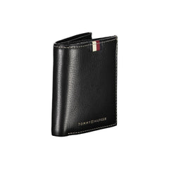 Cartera de cuero negra para hombre de Tommy Hilfiger