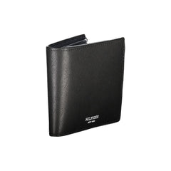 Cartera de cuero negra Tommy Hilfiger