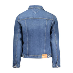 Chaqueta de algodón azul Tommy Hilfiger para hombre