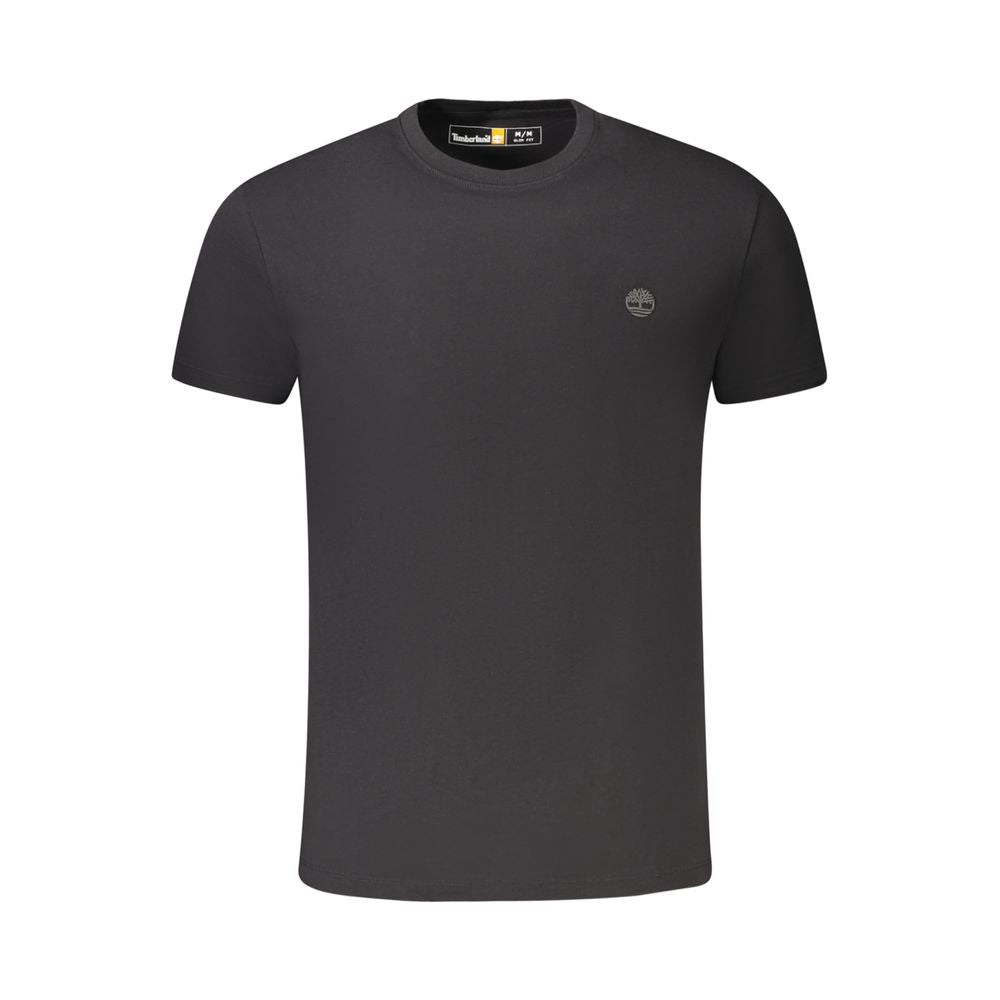 Camiseta de algodón negra Timberland