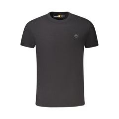 Camiseta de algodón negra Timberland