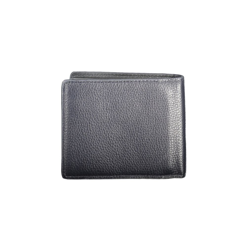 Cartera de cuero azul Tommy Hilfiger para hombre