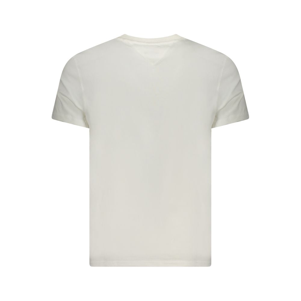Camiseta blanca de algodón Tommy Hilfiger para hombre