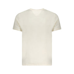 Camiseta de algodón beige para hombre de Tommy Hilfiger