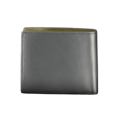 Cartera de cuero negra Tommy Hilfiger