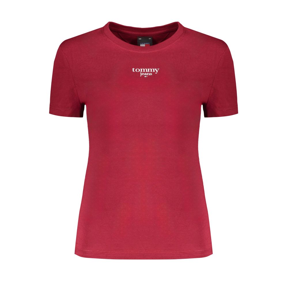 Camisetas y tops de algodón rojos de Tommy Hilfiger