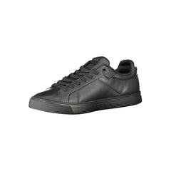 Zapatillas Tommy Hilfiger de cuero negro para hombre