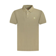 Polo Timberland de algodón marrón para hombre