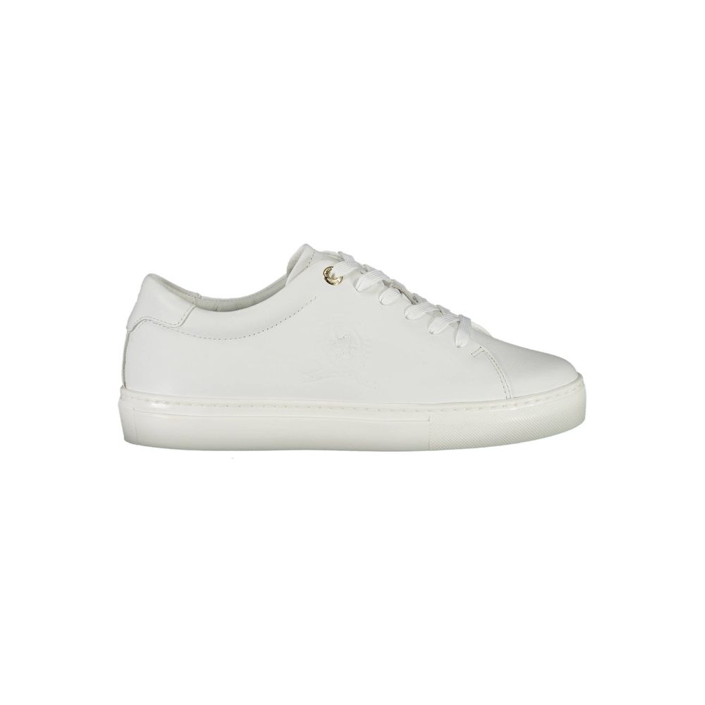 Zapatillas Tommy Hilfiger de piel blanca para mujer