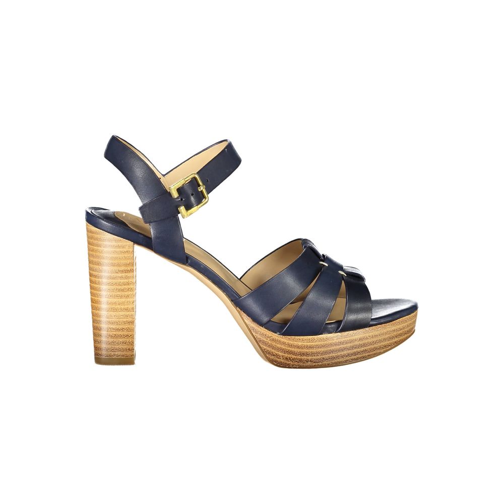 Sandalias de cuero azul Ralph Lauren