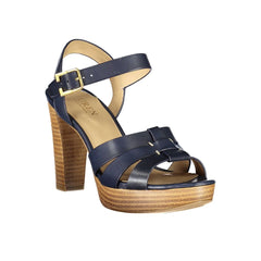 Sandalias de cuero azul Ralph Lauren