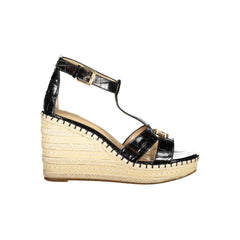 Sandalias de poliéster negras Ralph Lauren