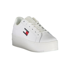 Zapatillas blancas de poliéster de Tommy Hilfiger