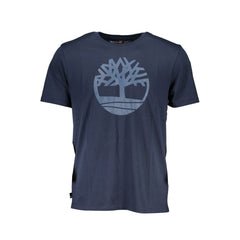 Camiseta de algodón azul Timberland