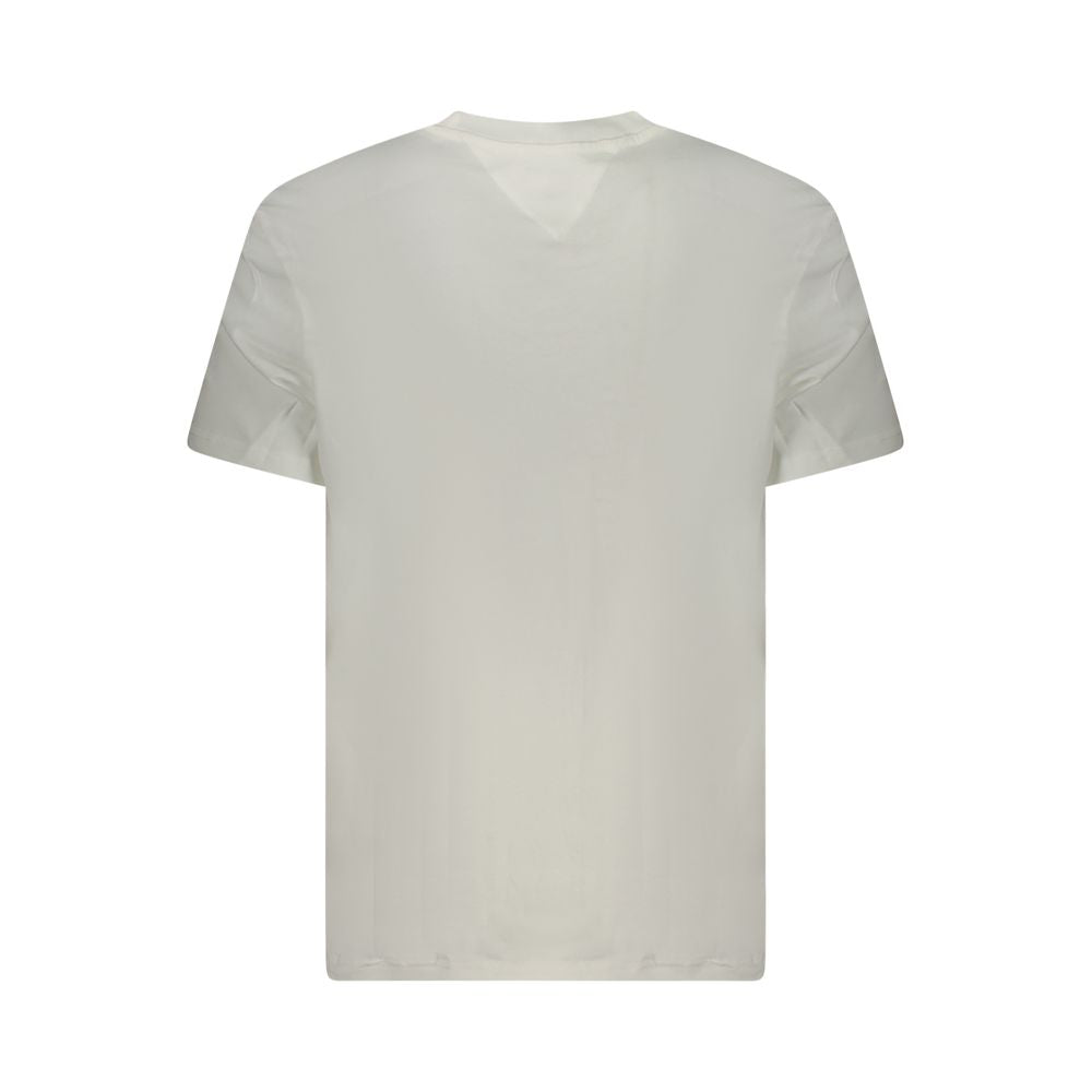 Camiseta blanca de algodón Tommy Hilfiger para hombre