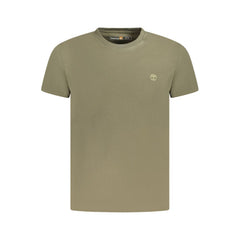 Camisa de algodón verde Timberland para hombre