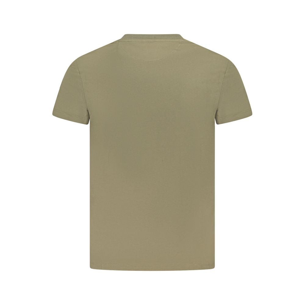 Camisa de algodón verde Timberland para hombre