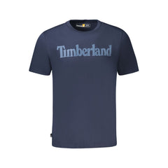 Camiseta de algodón azul Timberland
