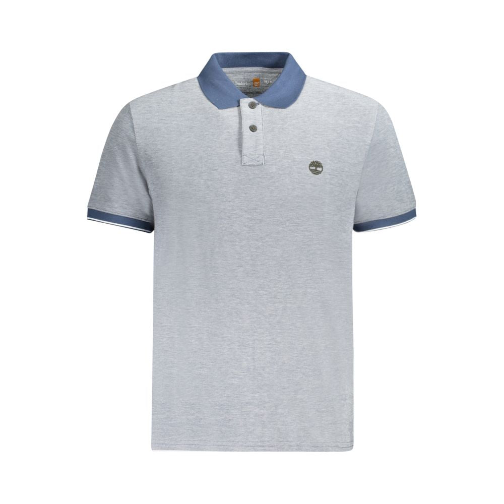 Polo de algodón azul Timberland