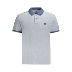Polo de algodón azul Timberland