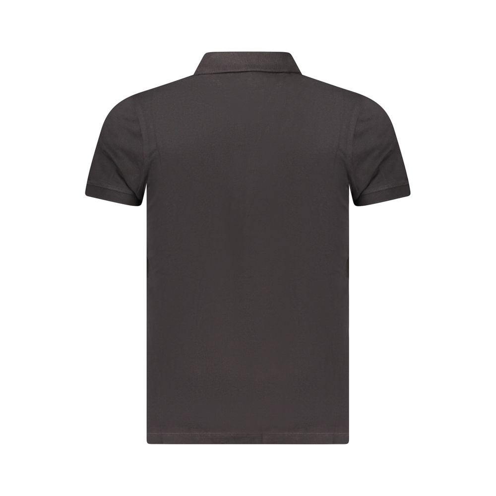 Polo Tommy Hilfiger de algodón negro para hombre