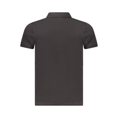 Polo Tommy Hilfiger de algodón negro para hombre