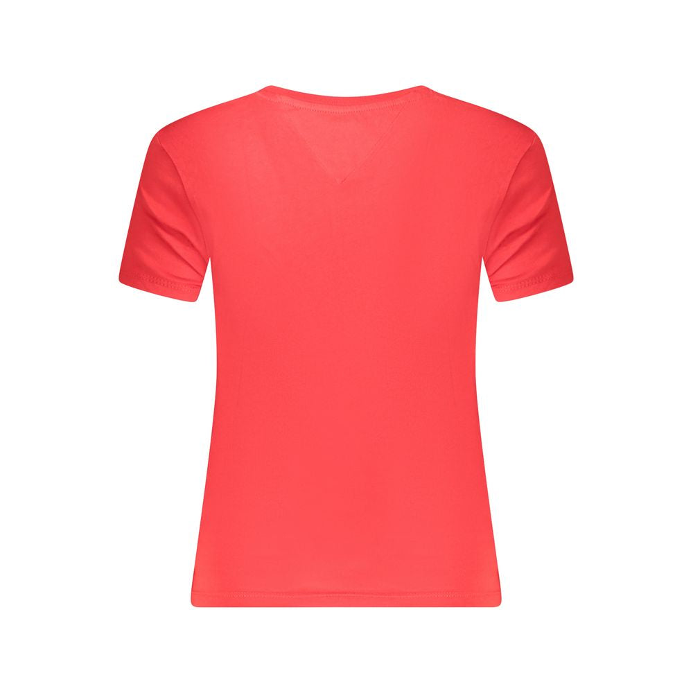 Camisetas y tops de algodón rojos de Tommy Hilfiger