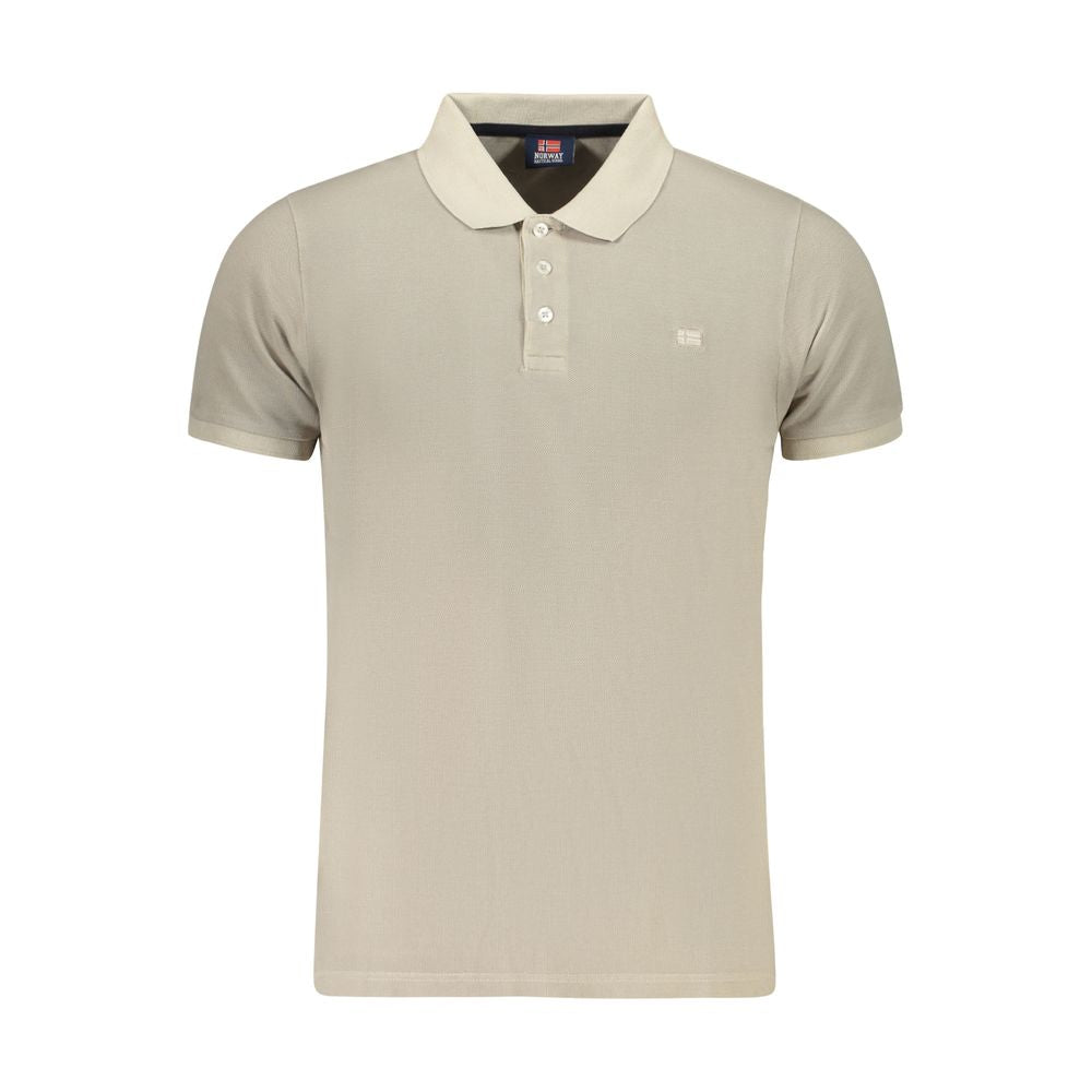 Polo de algodón beige de Noruega 1963