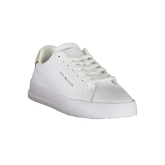 Zapatillas Tommy Hilfiger de cuero blanco para hombre
