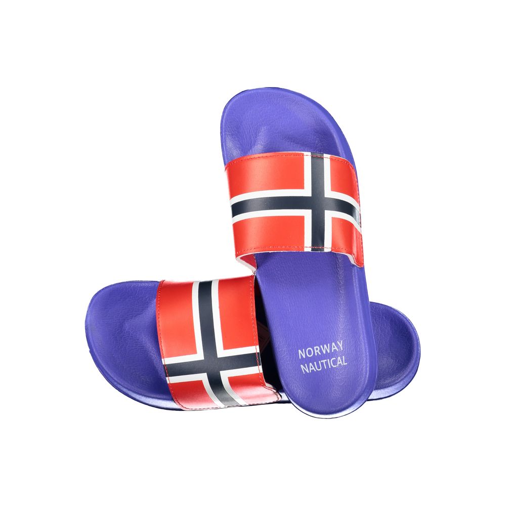 Sandalia de plástico azul para hombre de Noruega 1963
